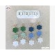 Emporte-pièce fleur sans trou central pour boucles d’oreilles en argile polymère - Créations multistyles - polymer clay cutter