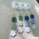 Emporte-pièce fleur sans trou central pour boucles d’oreilles en argile polymère - Créations multistyles - polymer clay cutter