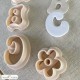 Emporte-pièce marque-page ABC  pour pâte polymère - Fimo - bijou de sac - ABC bookmark polymer clay cutter