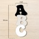 Emporte-pièce marque-page ABC  pour pâte polymère - Fimo - bijou de sac - ABC bookmark polymer clay cutter