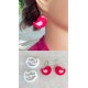 Lot de 2 emporte-pièces oiseaux pâte polymère – Bird polymer clay cutter – outil boucles d’oreilles Fimo