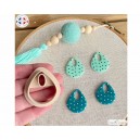 Emporte-pièce Goutte Galet pour boucles d’oreilles en pâte polymère – Polymer Clay Cutter – Bijoux DIY