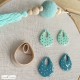 Emporte-pièce Goutte Galet pour boucles d’oreilles en pâte polymère – Polymer Clay Cutter – Bijoux DIY