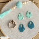 Emporte-pièce Goutte Galet pour boucles d’oreilles en pâte polymère – Polymer Clay Cutter – Bijoux DIY