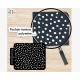 Pochoir texture animalier pour argile polymère motif tacheté léopard dalmatien - Pour argile polymère