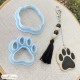 Emporte-pièce patte d’animal pour bijou de sac – Polymer clay cutter