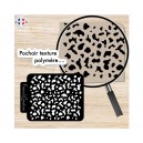 Pochoir motif Vache – Texture peau de vache pour argile polymère – Création bijoux et boucles d'oreilles