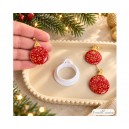 Emporte-pièce Boule de Noël – Polymer Clay Cutter – Outil pour boucles d’oreilles en pâte polymère