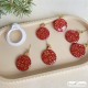 Emporte-pièce Boule de Noël – Polymer Clay Cutter – Outil pour boucles d’oreilles en pâte polymère
