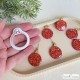 Emporte-pièce Boule de Noël – Polymer Clay Cutter – Outil pour boucles d’oreilles en pâte polymère