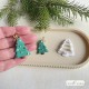 Emporte-pièce Sapin de Noël – Christmas Tree Polymer Clay Cutter – Découpe bijoux en pâte polymère – Boucles d’oreilles DIY