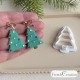 Emporte-pièce Sapin de Noël – Christmas Tree Polymer Clay Cutter – Découpe bijoux en pâte polymère – Boucles d’oreilles DIY
