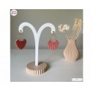 Présentoir Volute pour boucles d’oreilles – support bijoux imprimé en 3D – earring display stand