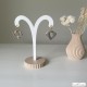 Présentoir Volute pour boucles d’oreilles – support bijoux imprimé en 3D – earring display stand