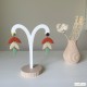 Présentoir Volute pour boucles d’oreilles – support bijoux imprimé en 3D – earring display stand