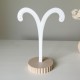 Présentoir Volute pour boucles d’oreilles – support bijoux imprimé en 3D – earring display stand