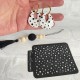 Pochoir feuille de texture motif Pois Irréguliers pour argile polymère – Création de boucles d'oreilles