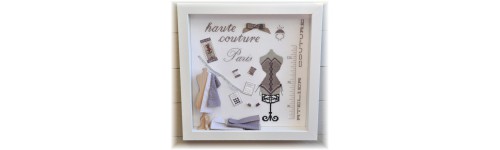 Broderie Vitrines miniatures